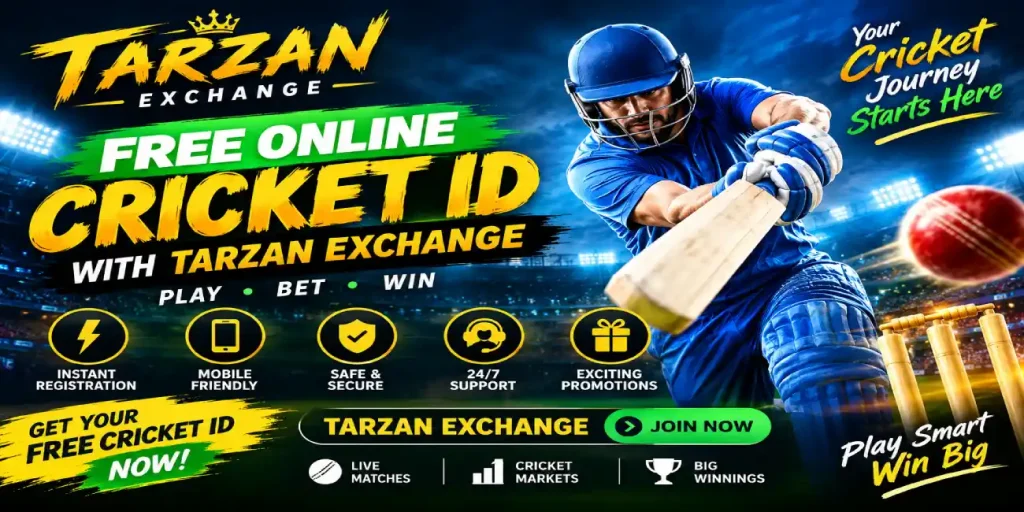 Free Online Cricket ID with Tarzan Exchange